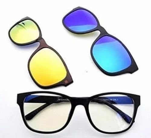 Multi-3 in 1 Lens Polarized Sunglasses Set | Magnetic Clip-On Glasses